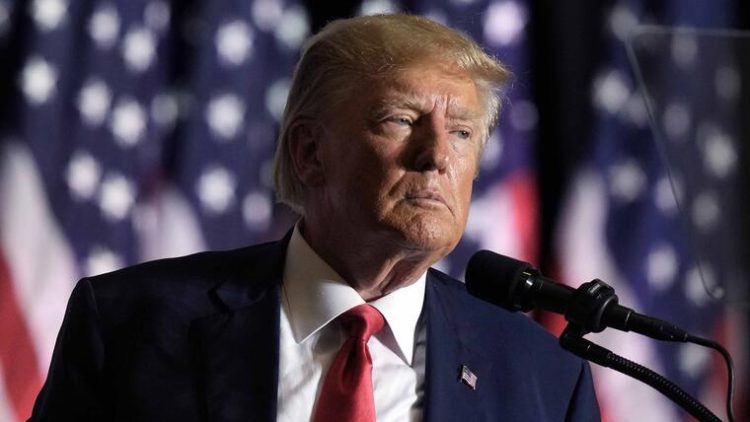 FILE - Former President Donald Trump speaks during a rally, July 7, 2023, in Council Bluffs, Iowa. Many state Republican parties made changes to their rules ahead of the 2020 election by adding more winner-take-all contests and requiring candidates to earn higher percentages of the vote to claim any delegates. Those changes all benefit a frontrunner, a position Trump has held despite his mounting legal peril, blame for his party's lackluster performance in the 2022 elections and the turbulent years of his presidency. (AP Photo/Charlie Riedel, File)